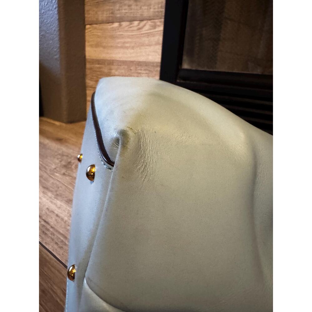 Dooney & Bourke Barlow Satchel Handbag – Robins Egg Blue Leather Crossbody Bag - Picture 14 of 16